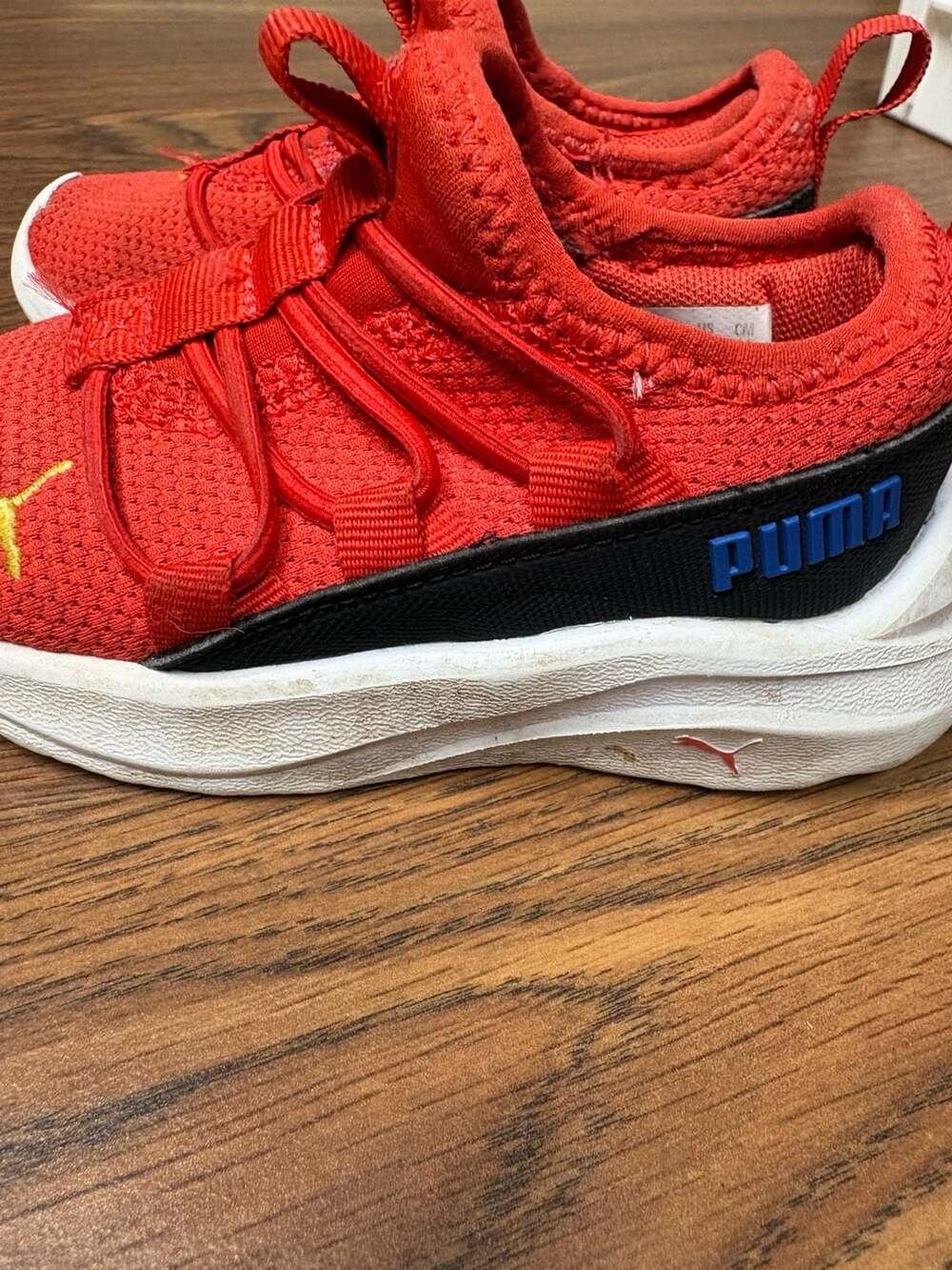 Puma Softride One4All Slip-On Sneakers Size 6C Red